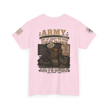 Army Vintage Graphic Tee — 'Army: Suck It Up, Buttercup' Military T‑Shirt
