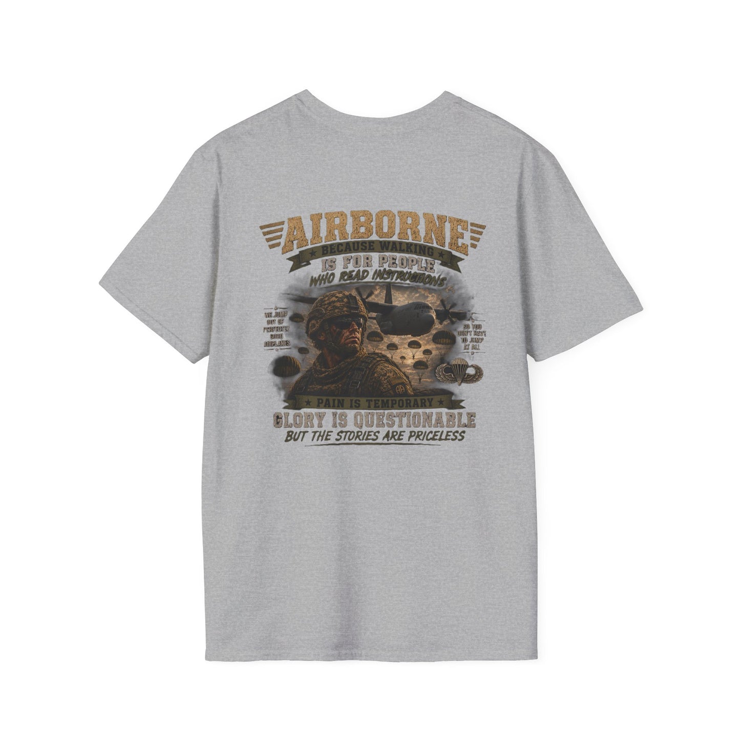 AEK Veteran Badge T-Shirt — AIRBORNE Tee