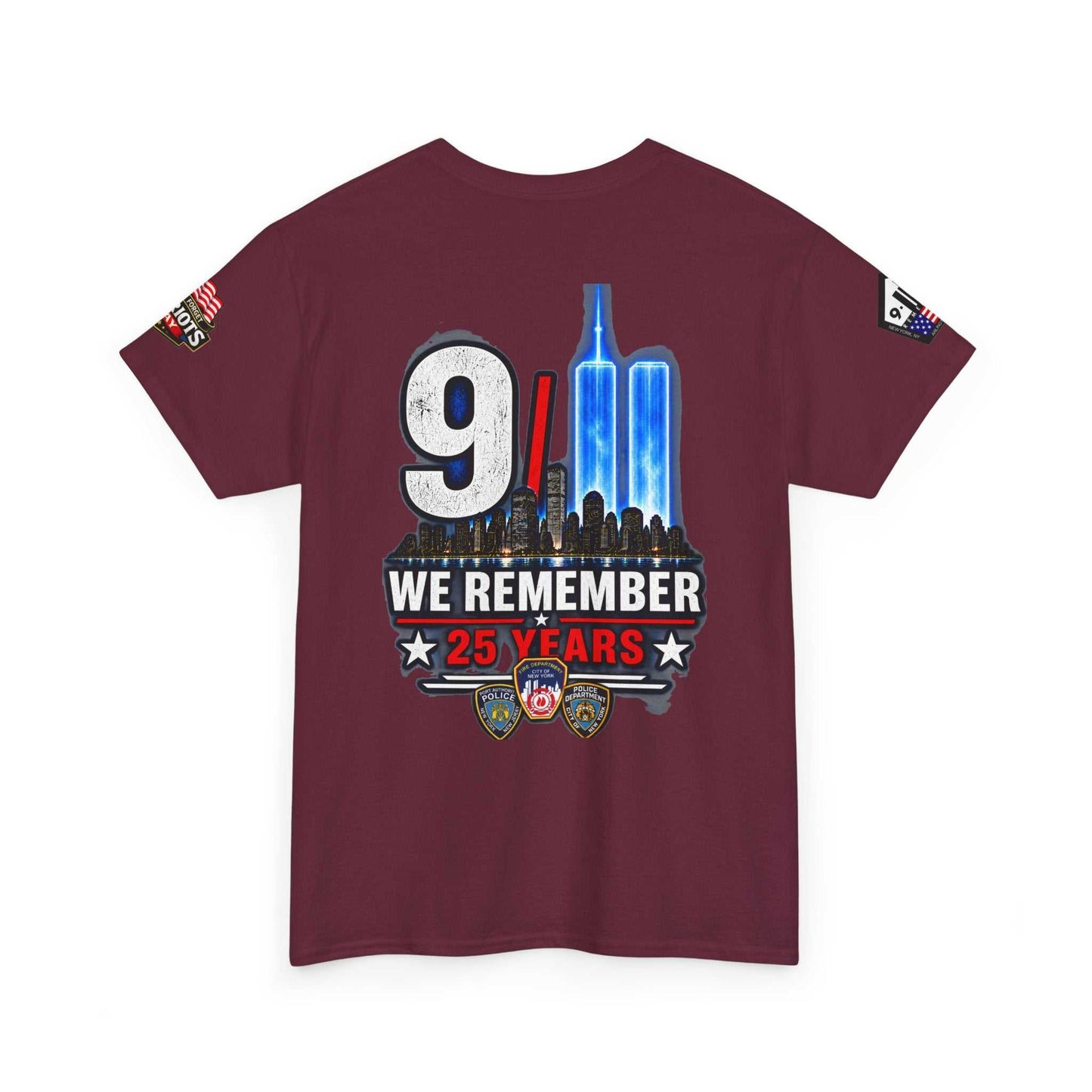 9/11 We Remember 25 Years T-Shirt
