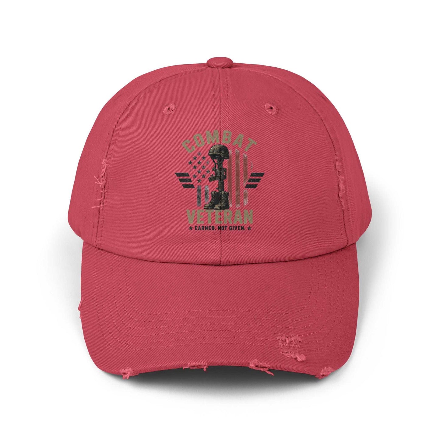 Combat Veteran Distressed Cap