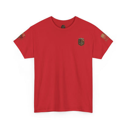 Air Force Crewneck T‑Shirt — "Air Force: Precision & Coffee" Military Graphic Tee