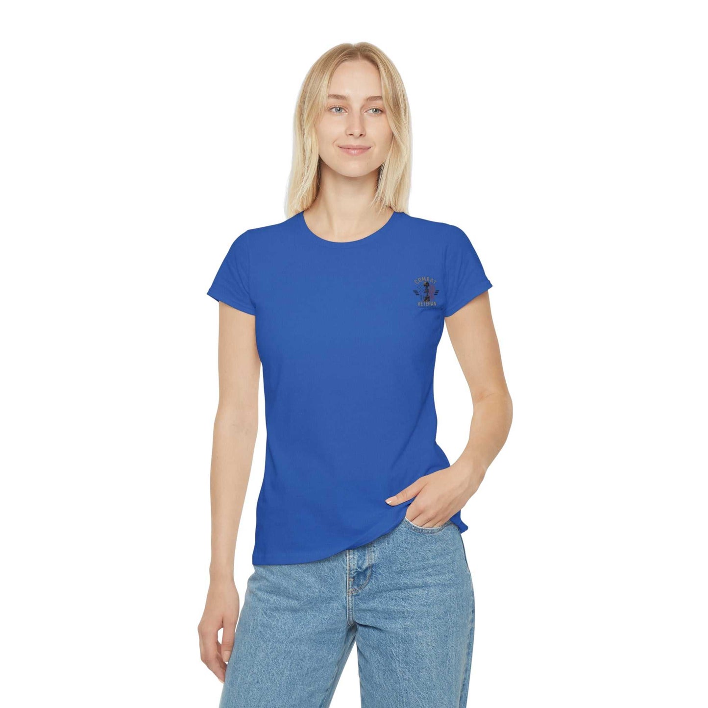 Iraq Combat Veteran Women's T-Shirt - 'Nothing Left But The Memories' Military Tribute