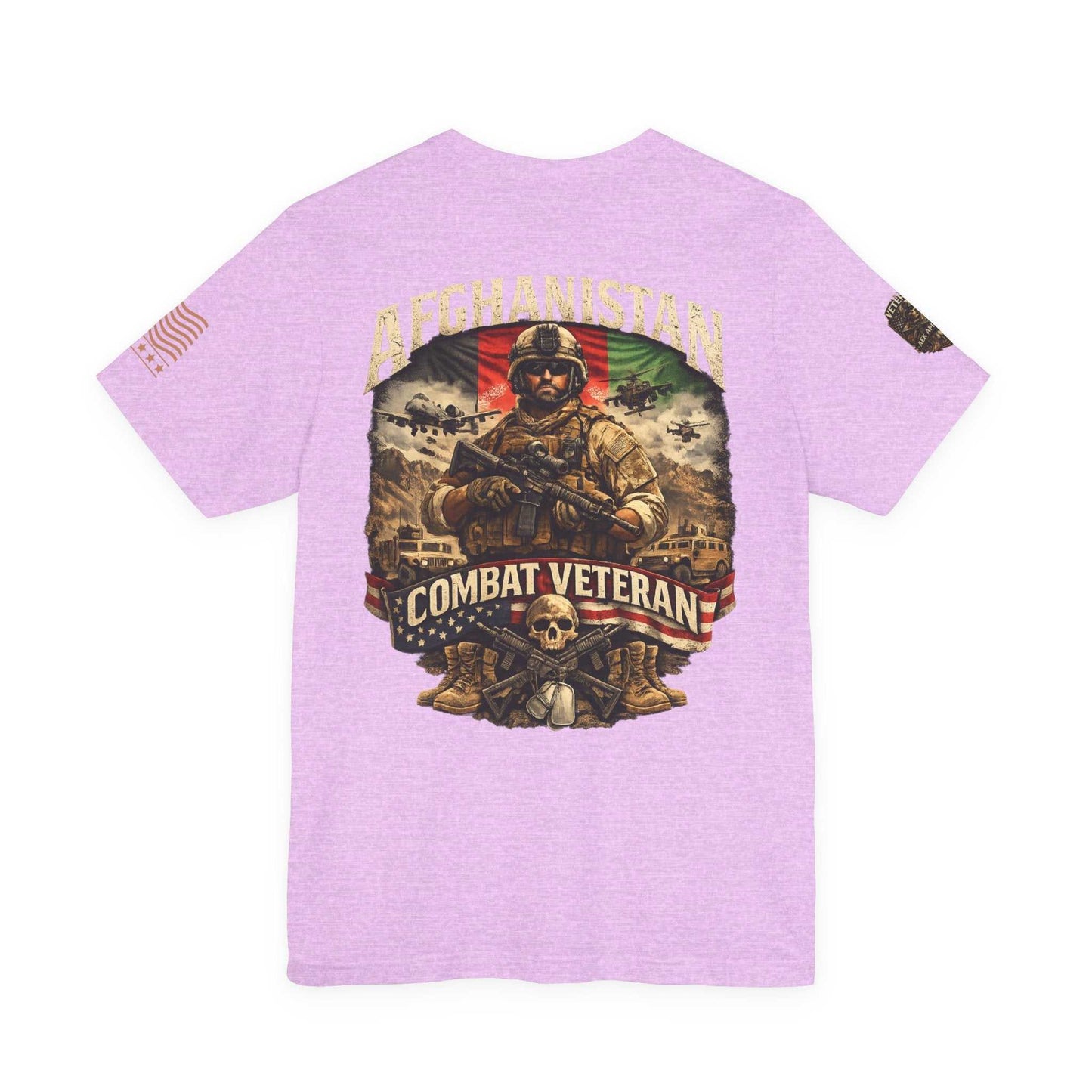 Afghanistan Combat Veteran T‑Shirt — Military Tribute Tee