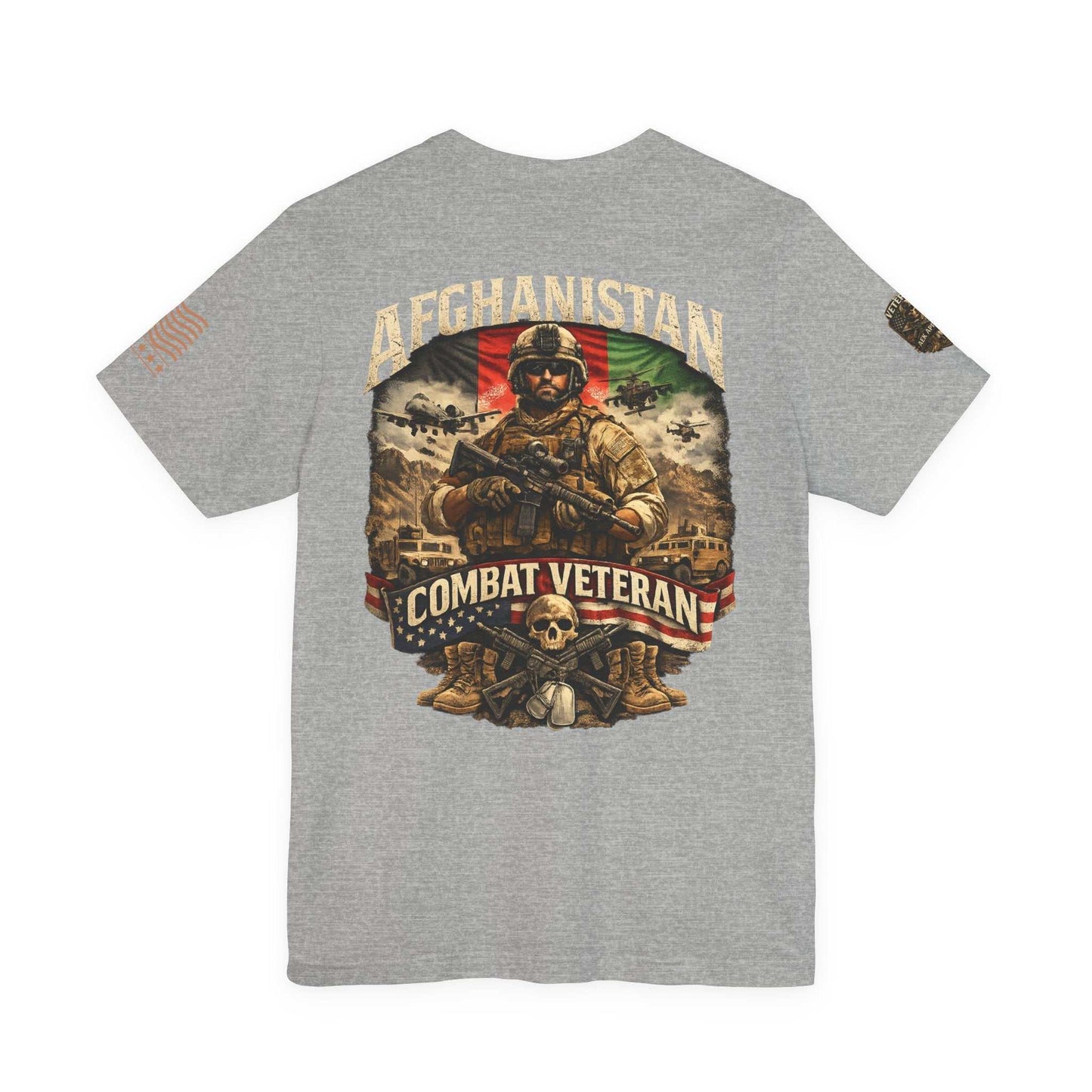 Afghanistan Combat Veteran T‑Shirt — Military Tribute Tee
