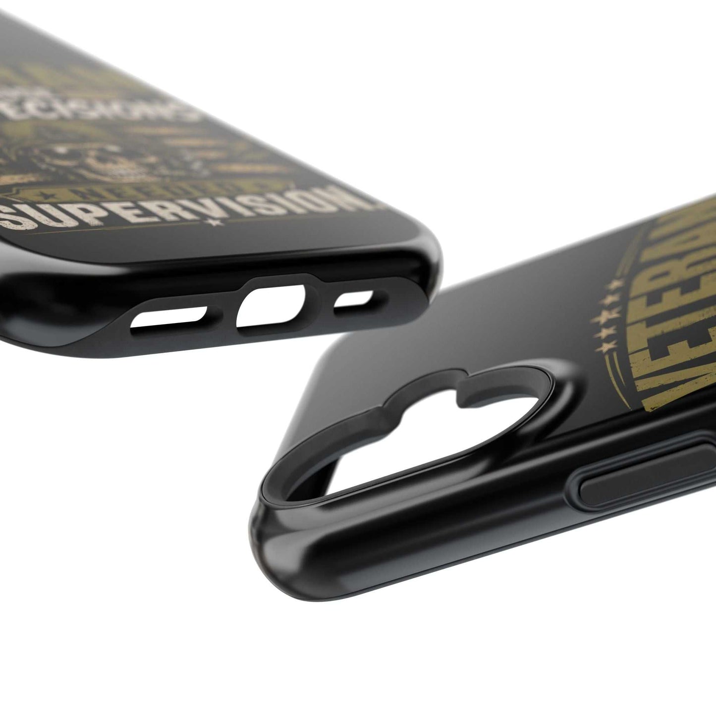 Veteran "Because Bad Decisions Needed Supervision" Impact-Resistant Phone Case