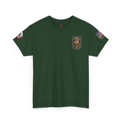 NYARNG Patriots Day Memorial Tee – "Never Forget" 25th Anniversary American Flag Shirt
