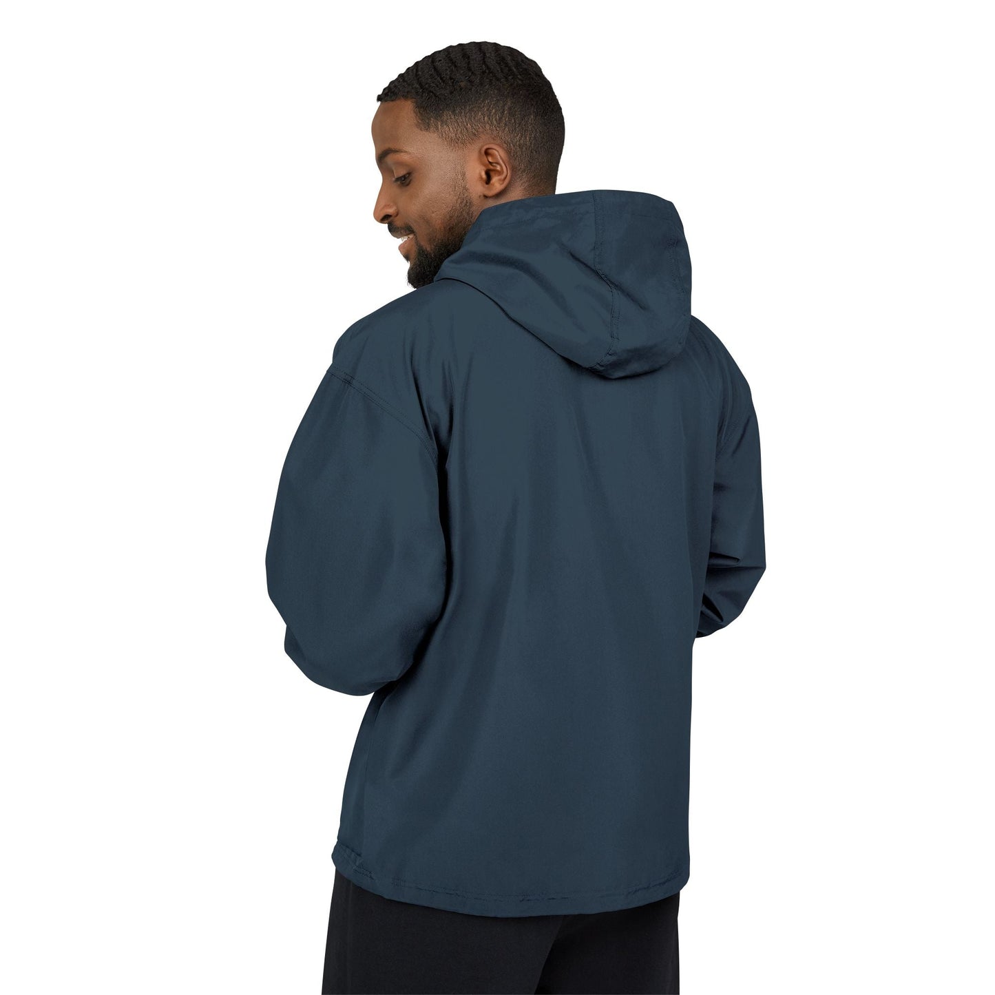 Embroidered "COMBAT VETERAN" Packable Anorak Jacket
