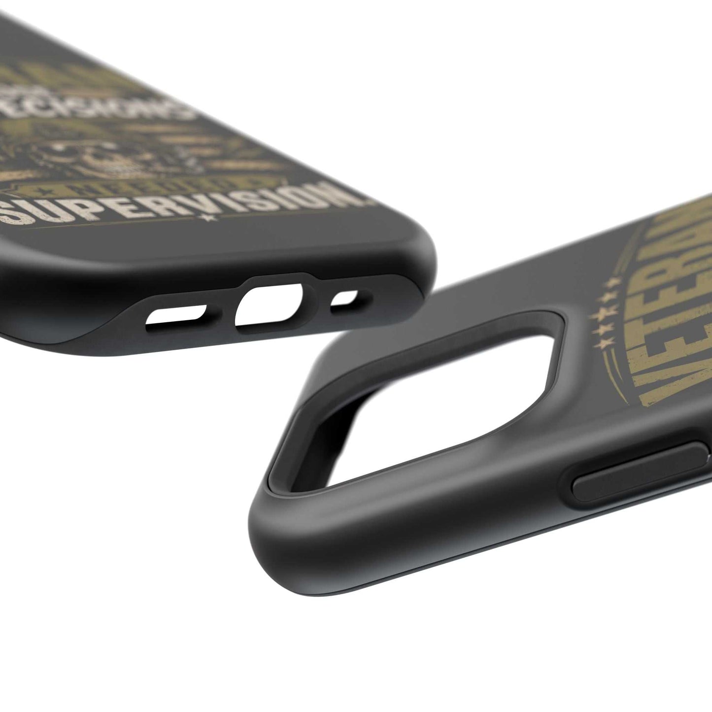 Veteran "Because Bad Decisions Needed Supervision" Impact-Resistant Phone Case