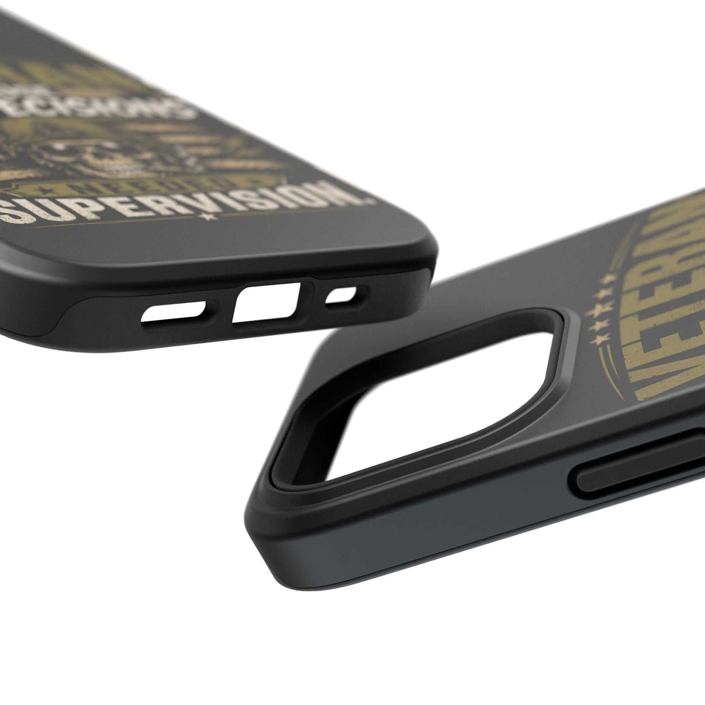 Veteran "Because Bad Decisions Needed Supervision" Impact-Resistant Phone Case