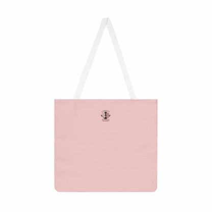 Veteran Pride Shoulder Tote Bag — "Not Your Average Veteran Wife, I Am A Veteran" Pink Tote