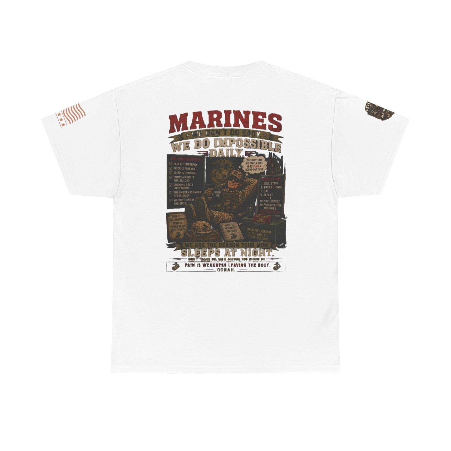 Marines Vintage Graphic Tee – Semper Fi Military Tribute T-Shirt