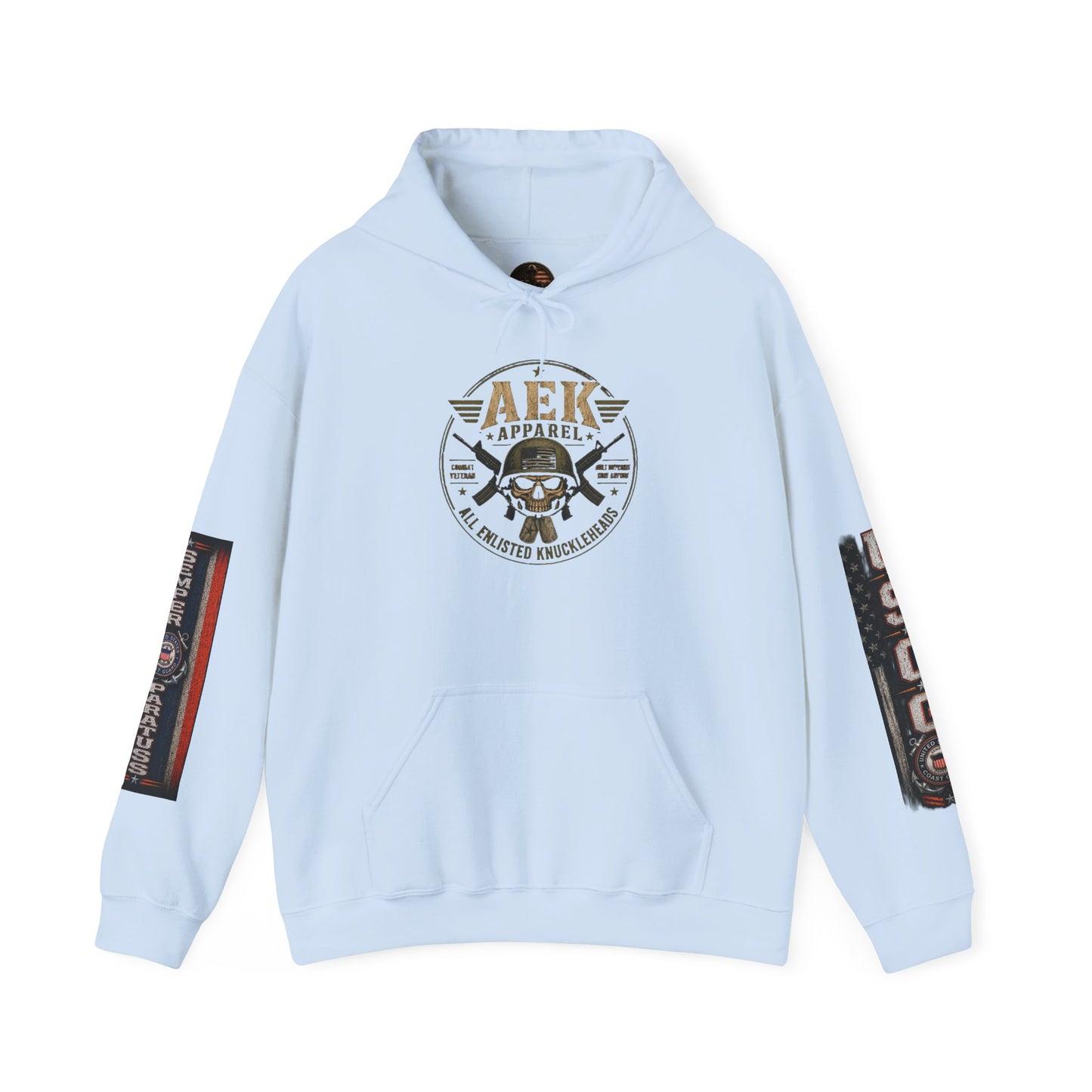 Copy of USMC Hoodie - Pride Is Forever Marine Corps Sweatshirt (AEK Skull Design)