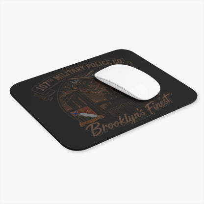 Brooklyn's Finest Mouse Pad — 107th Military Police Co. NYC Skyline WTT Desk Mat