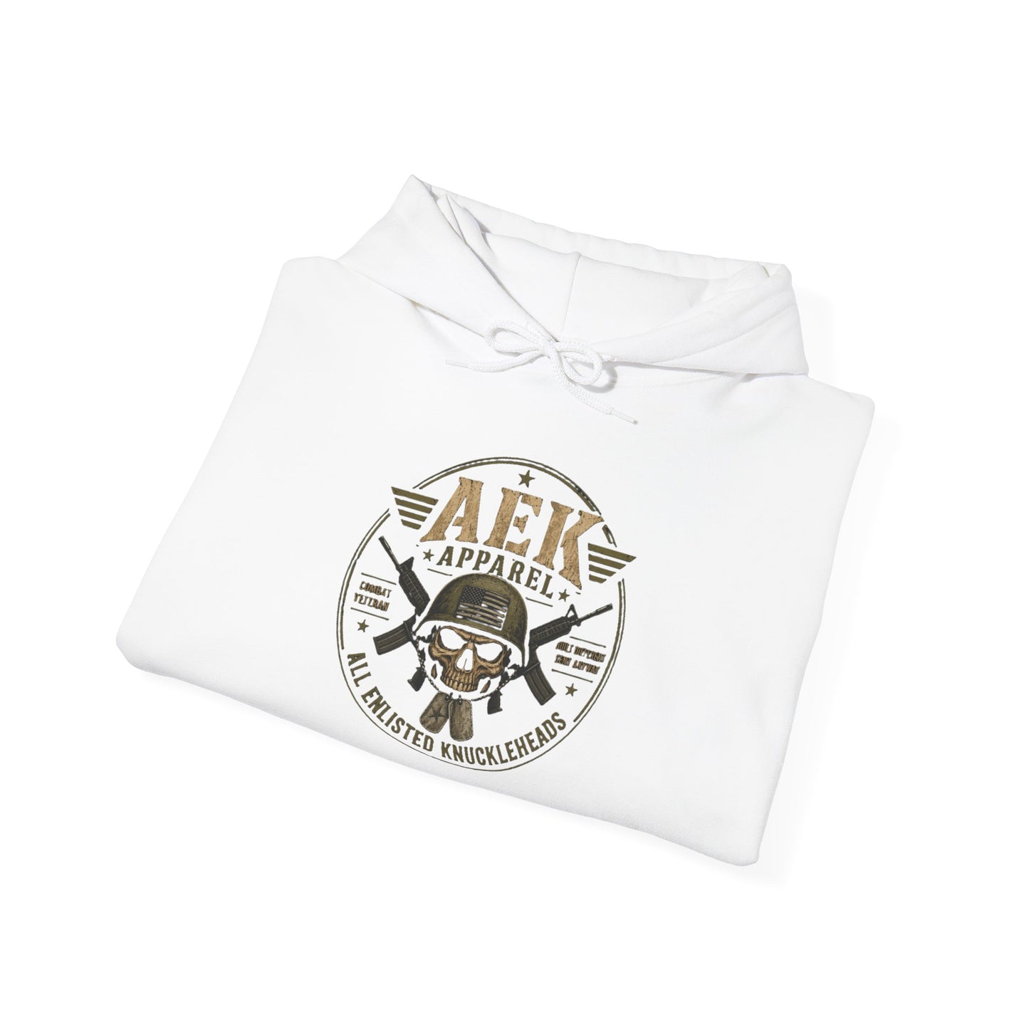 U.S. Navy Hoodie - Protecting Our Seas Sweatshirt (AEK Skull Design)