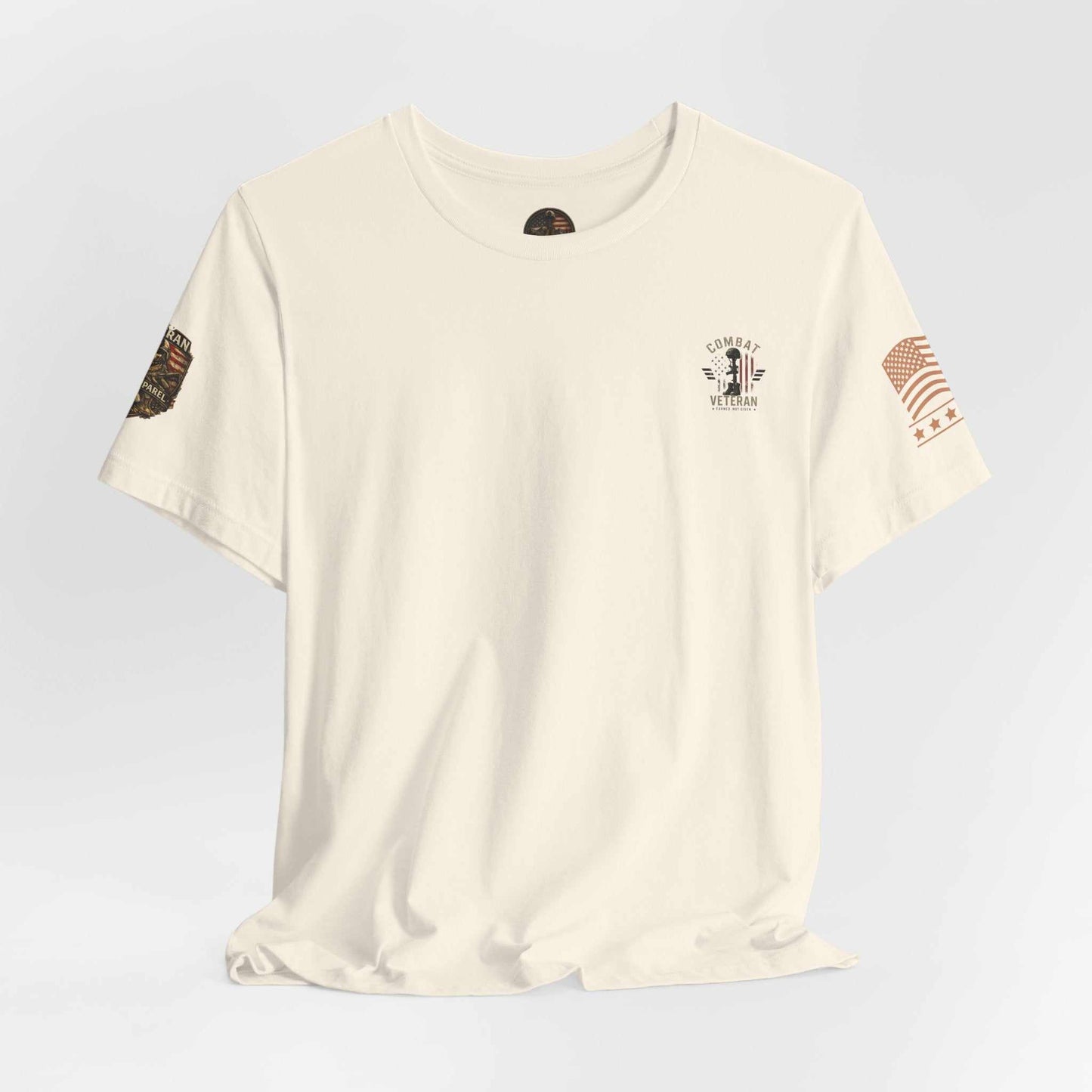 Disabled Veteran T-Shirt — "100% Disabled But Not Service Connected" Patriotic Military Tee