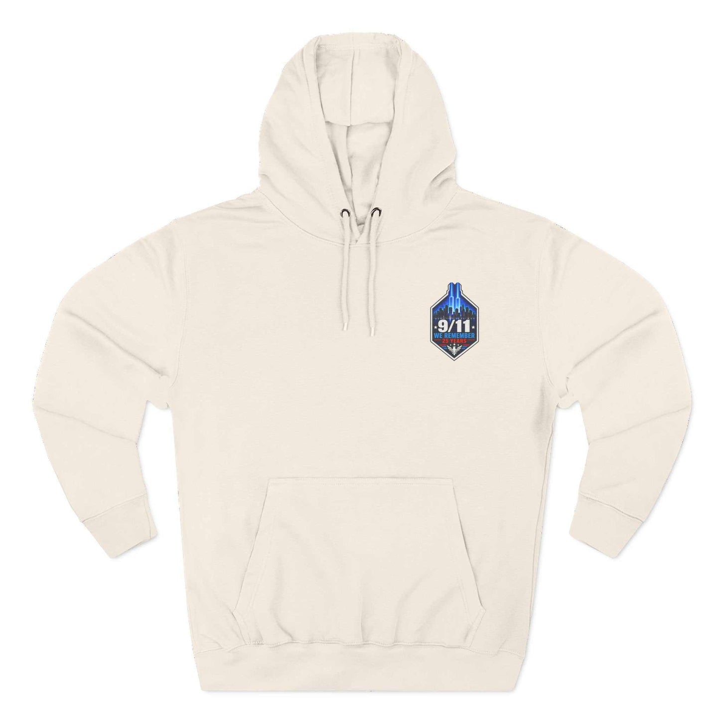 9/11 Remembrance Hoodie – We Remember 25 Years Tribute Fleece Hoodie