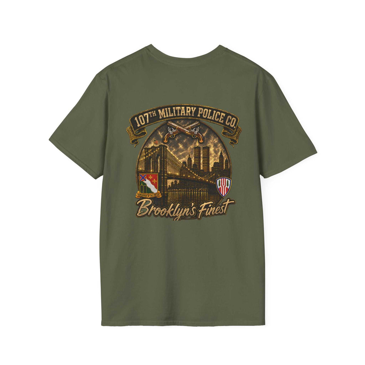 AEK Unit T-Shirt — 107th Military Police Tee "Brooklyn's Finest" WTC