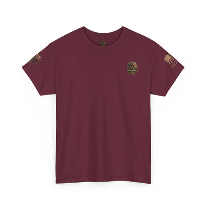 U.S. Navy Graphic Tee — Military Pride Back Print Shirt