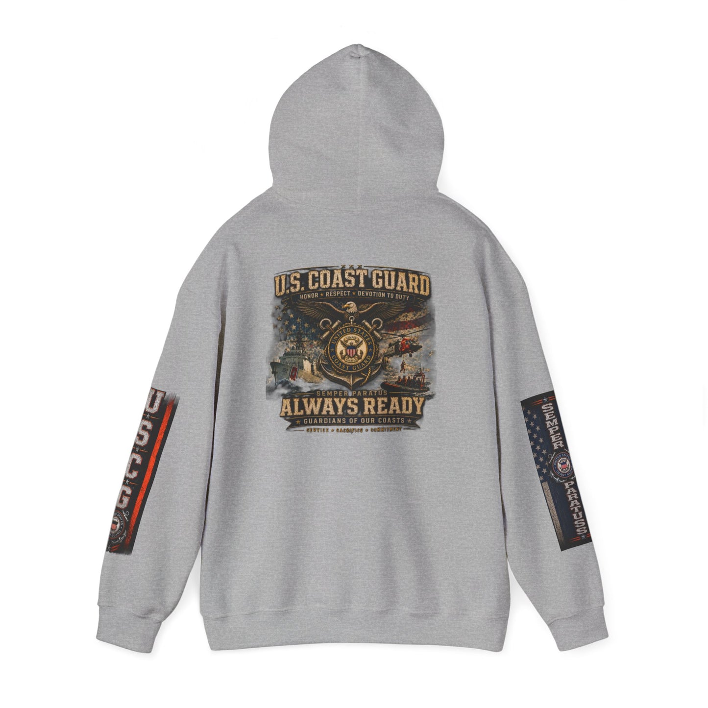 Copy of USMC Hoodie - Pride Is Forever Marine Corps Sweatshirt (AEK Skull Design)