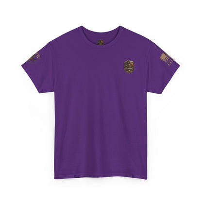 Navy Veteran Graphic Tee – 'Navy: Sea, Ports & Pride' Cotton T-Shirt