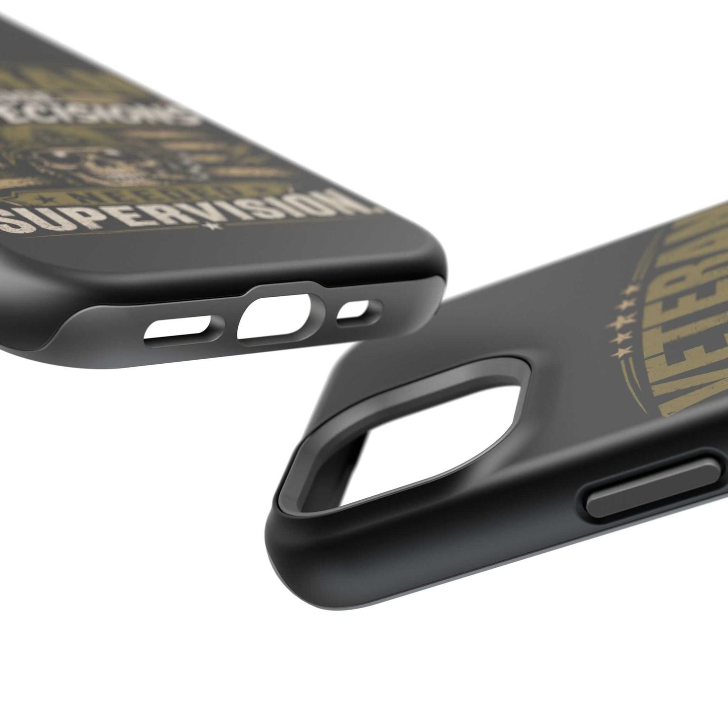 Veteran "Because Bad Decisions Needed Supervision" Impact-Resistant Phone Case