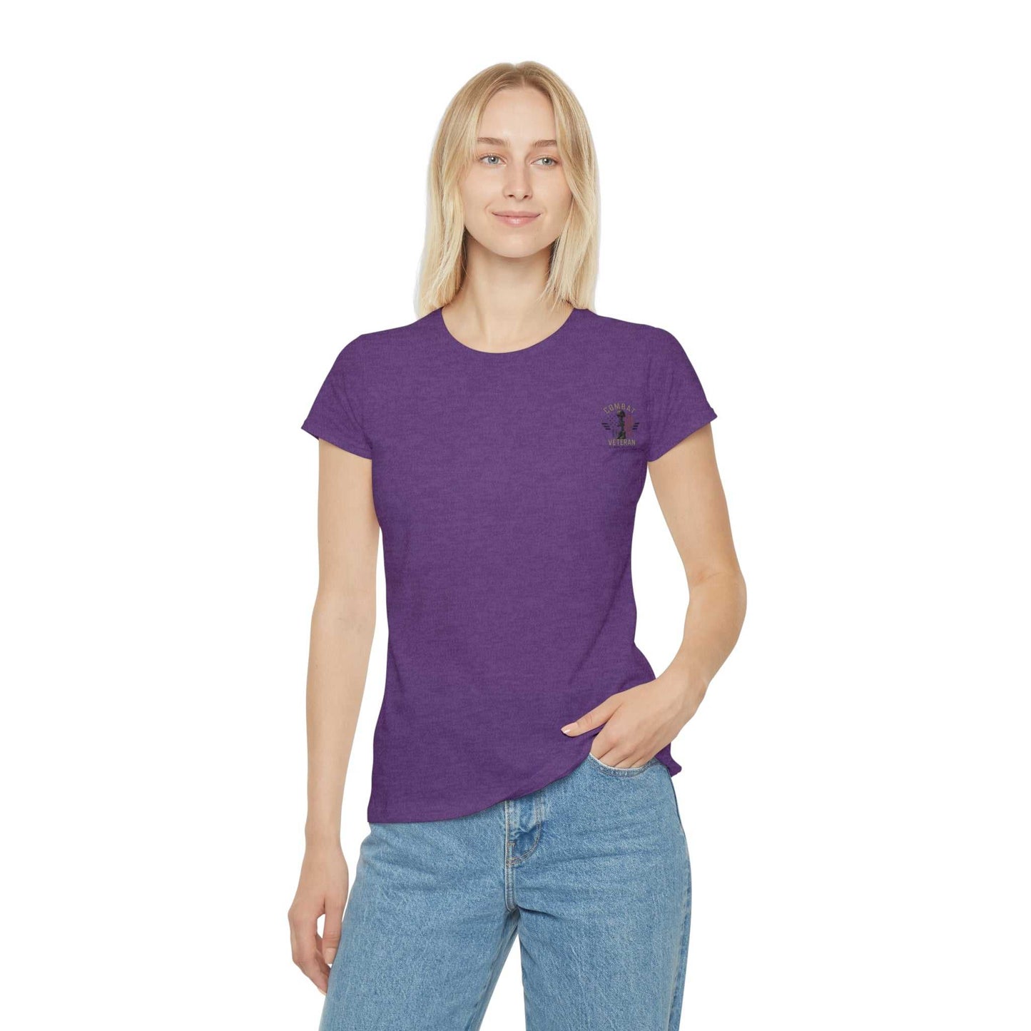 Iraq Combat Veteran Women's T-Shirt - 'Nothing Left But The Memories' Military Tribute
