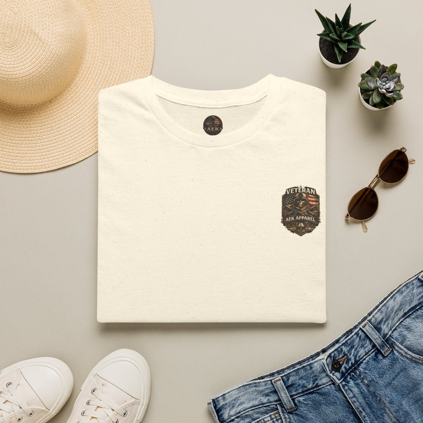 AEK Veteran Badge T-Shirt — Infantry Tee