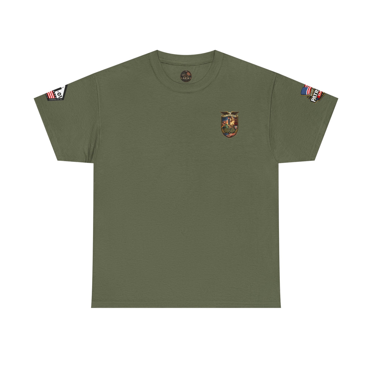 NYARNG Patriots Day Memorial Tee – "Never Forget" 25th Anniversary American Flag Shirt