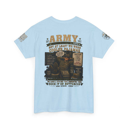 Army Vintage Graphic Tee — 'Army: Suck It Up, Buttercup' Military T‑Shirt