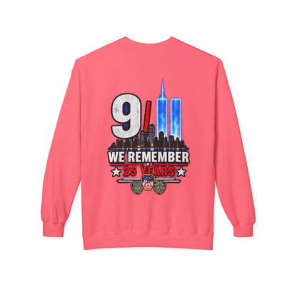 9/11 We Remember 25 Years Crewneck Sweatshirt