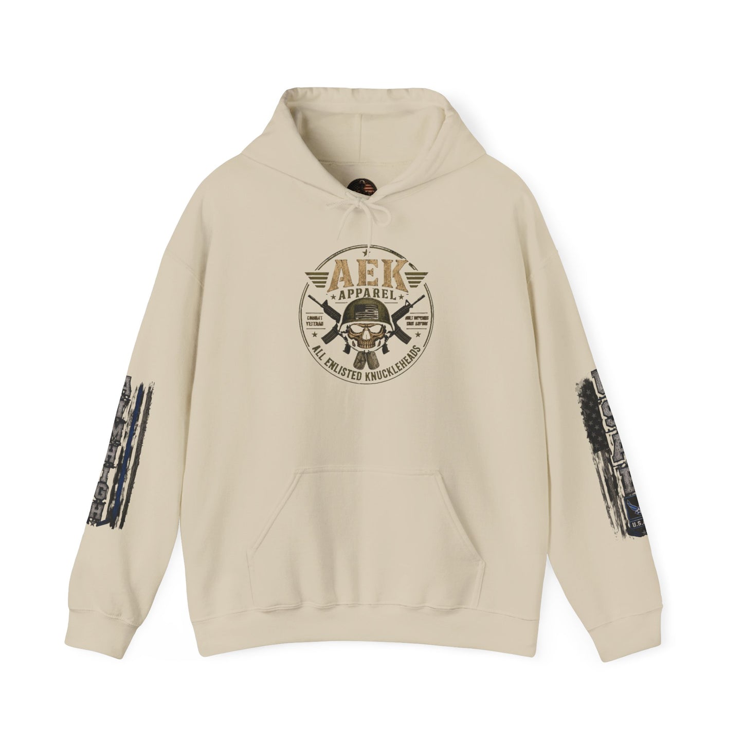 U.S. Air Force Vintage Logo Hoodie — Delivering Victory Military Pullover