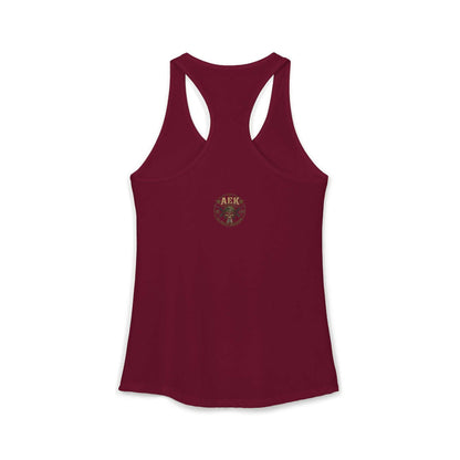 Women's Racerback Tank - "Pretty Face, Combat Mindset"