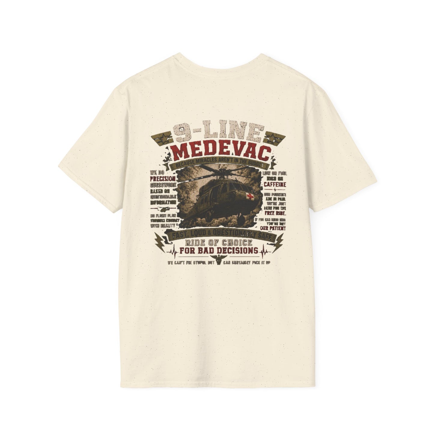 AEK Veteran Badge T-Shirt —9-Line MEDEVAC Tee