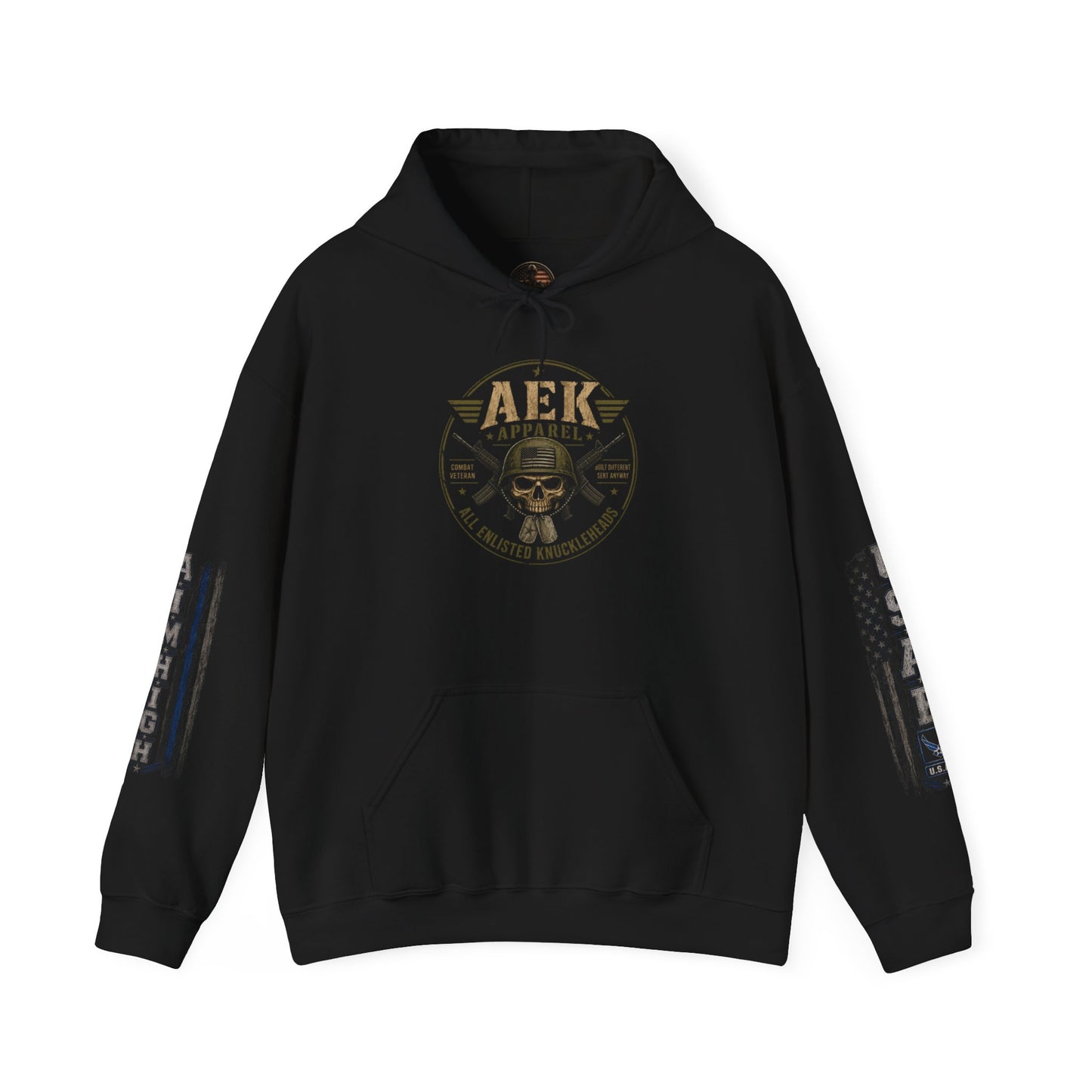 U.S. Air Force Vintage Logo Hoodie — Delivering Victory Military Pullover