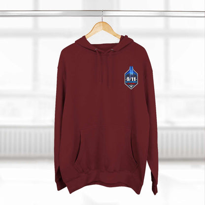 9/11 Remembrance Hoodie – We Remember 25 Years Tribute Fleece Hoodie