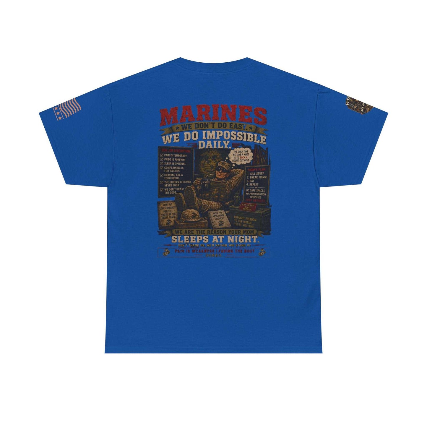 Marines Vintage Graphic Tee – Semper Fi Military Tribute T-Shirt