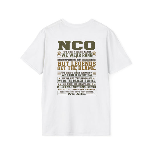 AEK Veteran Badge T-Shirt size guide table with measurements for S to 3XL sizes