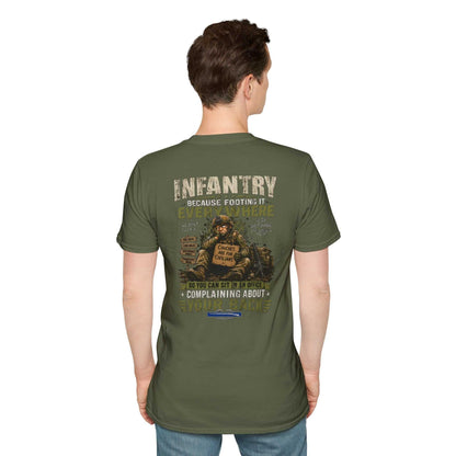 White AEK Veteran Badge T-shirt with vintage chest emblem and soft breathable cotton fabric
