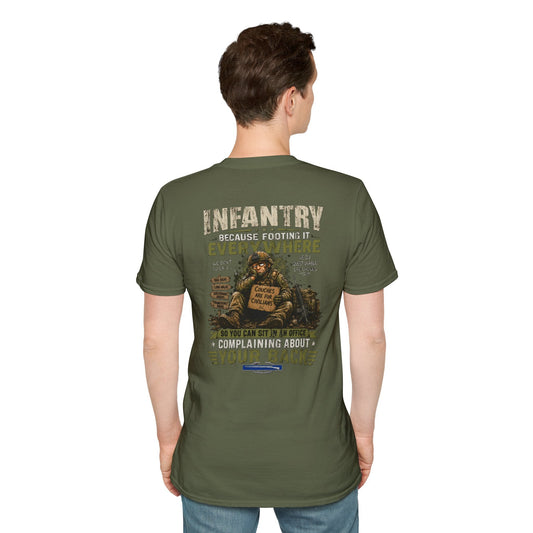 White AEK Veteran Badge T-shirt with vintage chest emblem and soft breathable cotton fabric