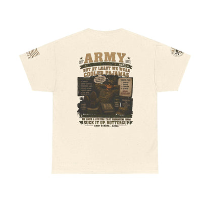 Army Vintage Graphic Tee — 'Army: Suck It Up, Buttercup' Military T‑Shirt