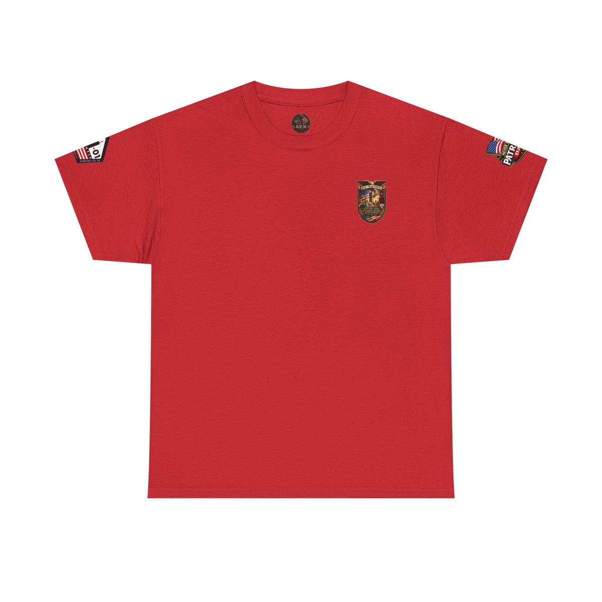 NYARNG Patriots Day Memorial Tee – "Never Forget" 25th Anniversary American Flag Shirt