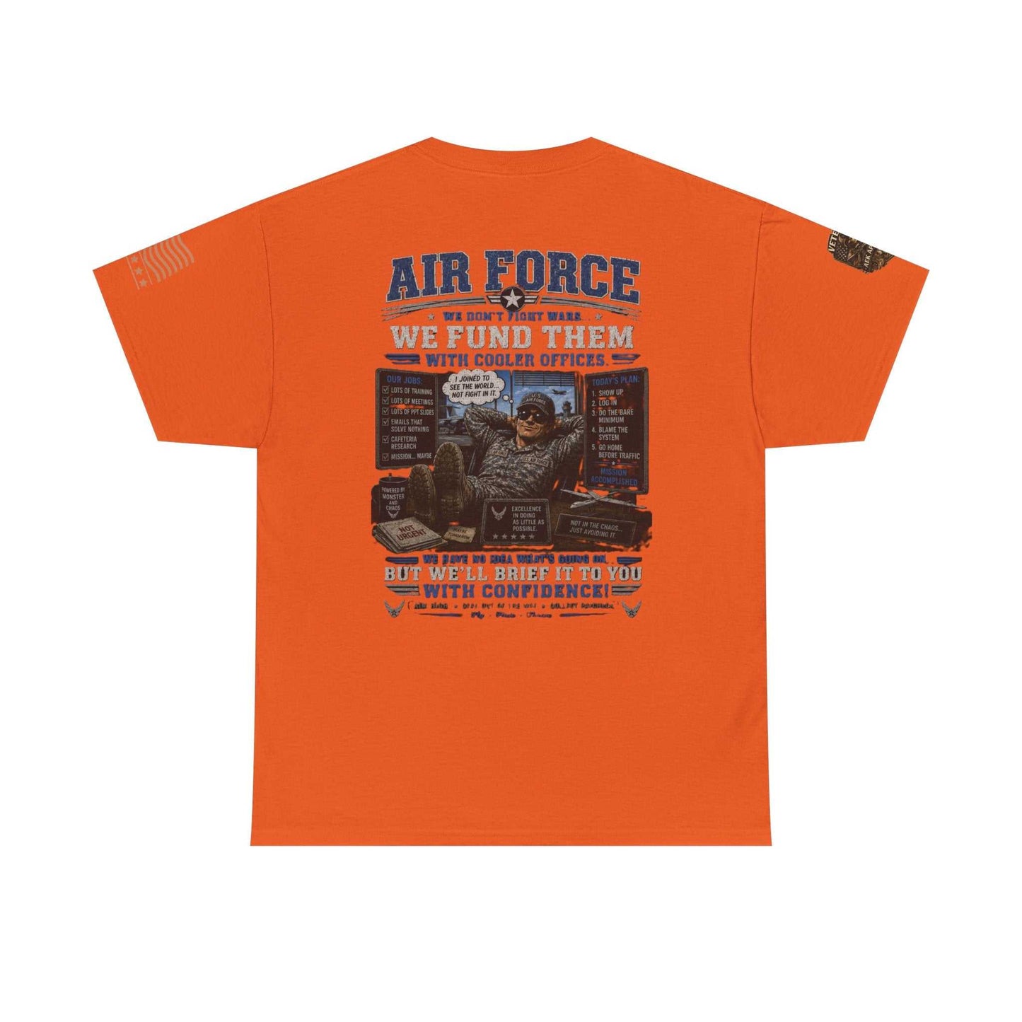 Air Force Veteran Tribute T-Shirt — 'We Fund Them' Military Support Tee