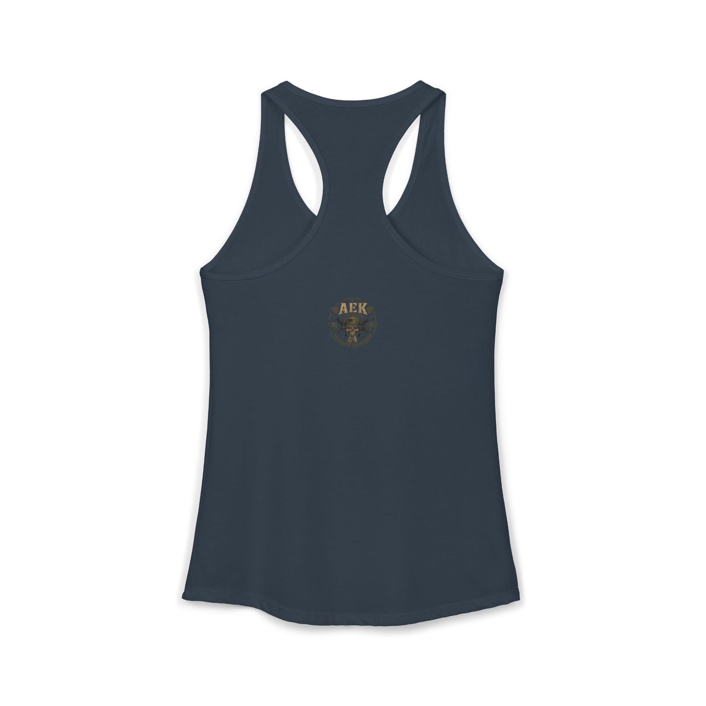 Women's Racerback Tank - "Don't Mistake My Lip Gloss for Weakness"