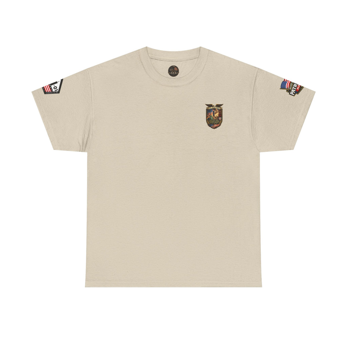 NYARNG Patriots Day Memorial Tee – "Never Forget" 25th Anniversary American Flag Shirt