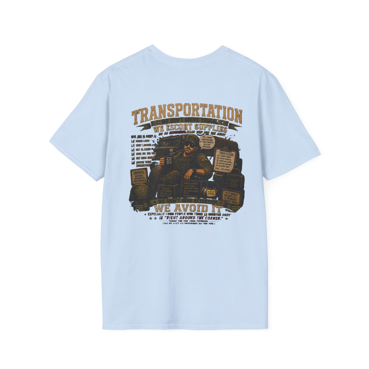 AEK Veteran Badge T-Shirt — Transportation Sarcasm Tee