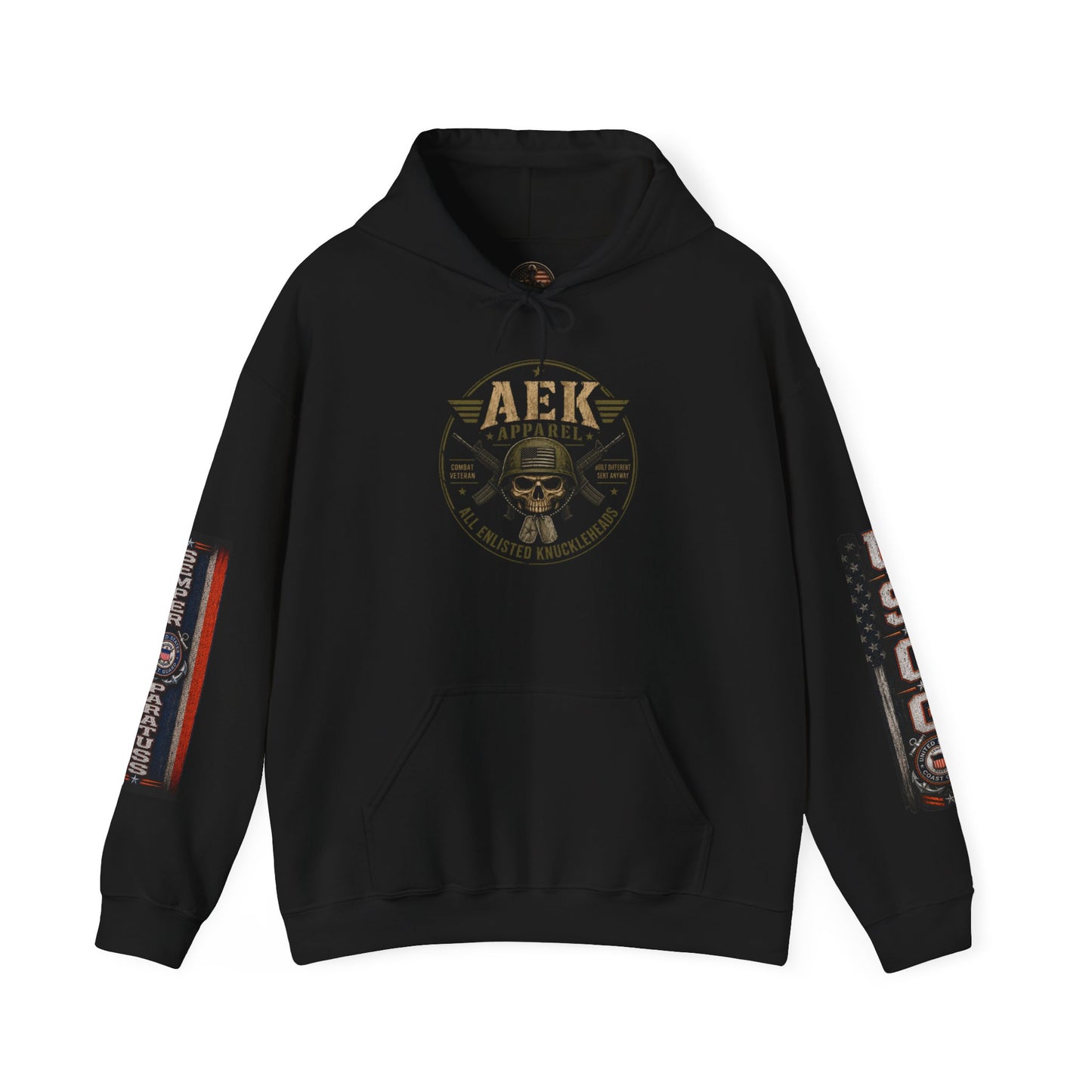 Copy of USMC Hoodie - Pride Is Forever Marine Corps Sweatshirt (AEK Skull Design)