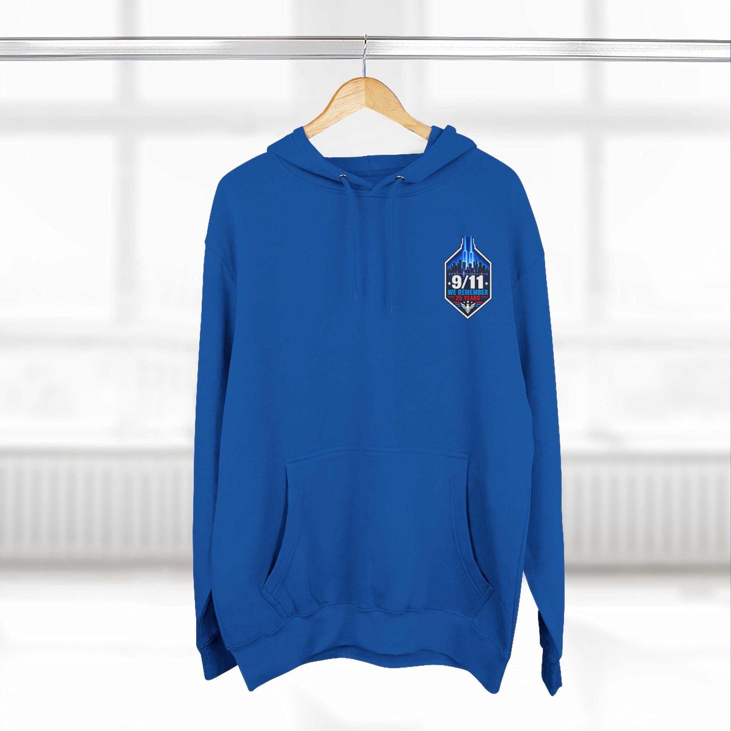 9/11 Remembrance Hoodie – We Remember 25 Years Tribute Fleece Hoodie