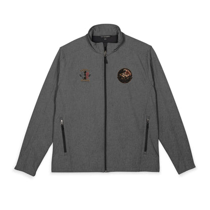 Embroidered Men's Soft Shell Jacket – Classic Port Authority Windbreaker, Durable Outdoor Layer