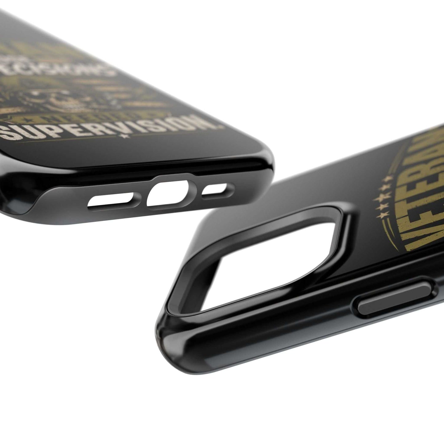Veteran "Because Bad Decisions Needed Supervision" Impact-Resistant Phone Case