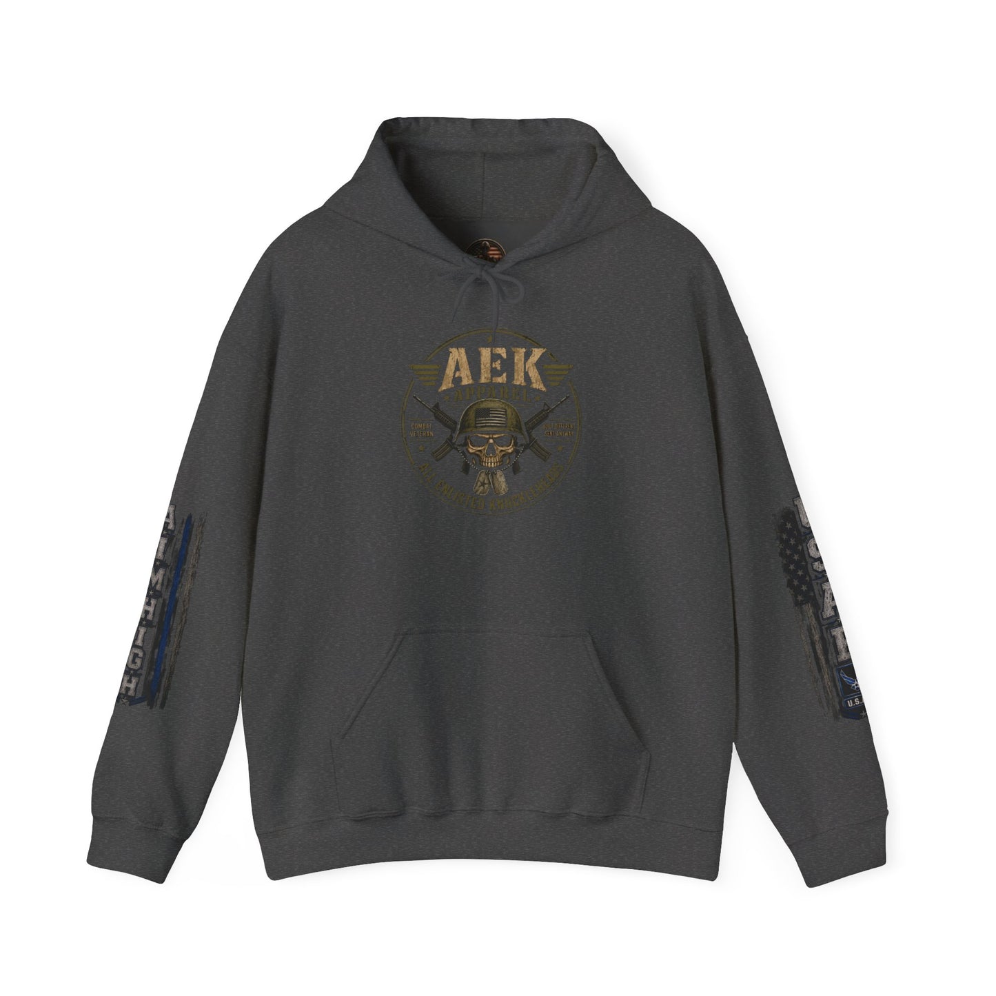 U.S. Air Force Vintage Logo Hoodie — Delivering Victory Military Pullover